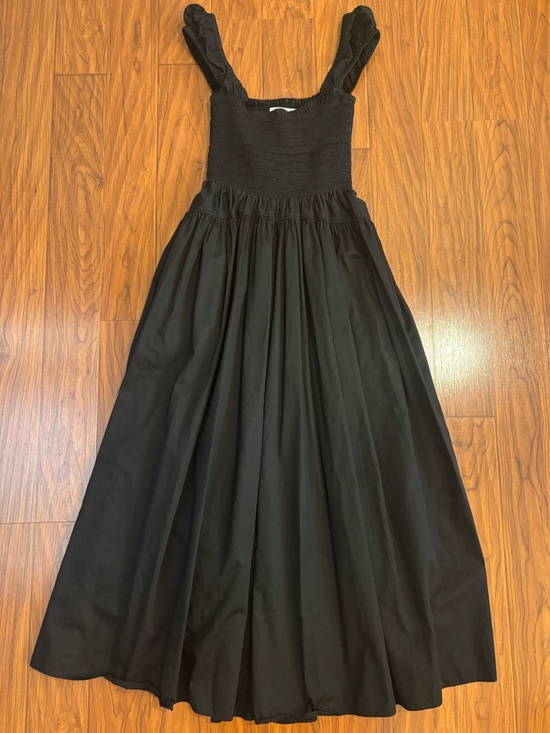 La Ligne Dresses & Skirts - La Ligne Vivian Smocked Midi Dress Womens XS Black